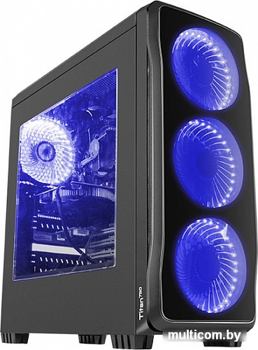Корпус Genesis Titan 750 (синяя подсветка)