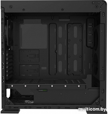 Корпус GameMax 9909 Vega с закаленным стеклом и окном (черный)