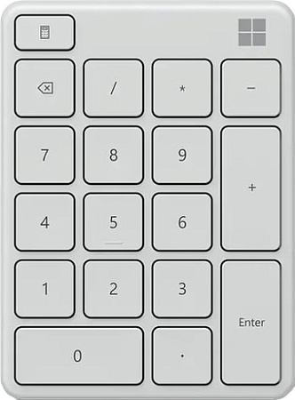 Цифровой блок Microsoft Number Pad (белый)