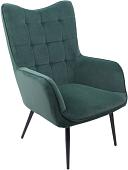 Интерьерное кресло Седия Bogema (велюр зеленый/черный)