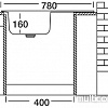 Кухонная мойка Kromevye EC 163 D