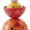 Пирамидка Plan Toys Куриное гнездо 5695