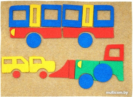 Развивающая игрушка Lip Lip Веселые липучки. Транспорт конструктор с игровым полем LIP1093