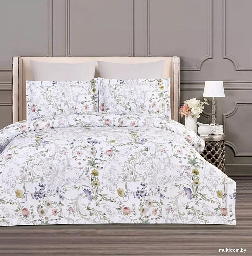 Постельное белье Arya Diamond Fine 2сп (зеленый)