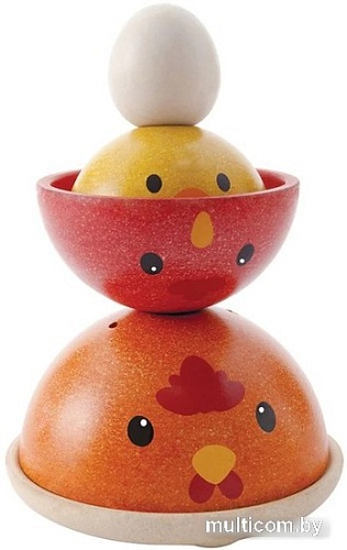 Пирамидка Plan Toys Куриное гнездо 5695