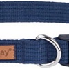 Ошейник Amiplay Cotton с блокировкой (M, темно-синий)