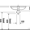 Умывальник Duravit D-Code 58x45.5 [0338560000]