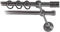 Lm Decor Цилиндр (антрацит, гладкая, 3.2м 16мм, 2 ряда)