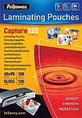 Пленка для ламинирования Fellowes Glossy Polyester Pouches 95x65 мм, 125 мкм, 100 л