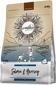 Сухой корм для собак Craftia Natura для щенков средних и крупных пород с лососем и сельдью (640г)