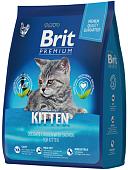 Сухой корм для кошек Brit Premium Cat Kitten с курицей 400 г