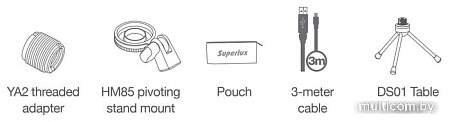 Микрофон Superlux E205U MKII (черный)