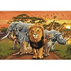 Алмазная мозаика Wizardi Африканские звери 2WD2403