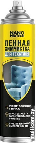 Автохимия и автокосметика для салона Nanoprotech Пенная химчистка для текстиля 500 мл NPXS0035