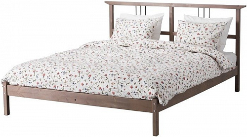 Кровать Ikea Рикене 200x160 (серо-коричневый, без основания) 701.900.54