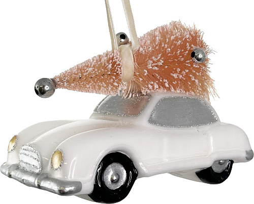 Елочная игрушка Shishi Машинка 65826 (12 см)