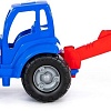 Игрушечный транспорт Полесье Трактор Чемпион с лопатой 84736 (синий)