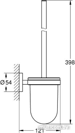 Ершик для унитаза Grohe Essentials 40374001 (хром)