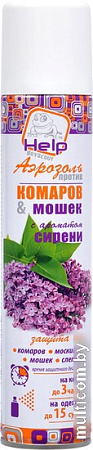 Спрей от насекомых Help От Комаров и мошек Сирень 80219 (200 мл)