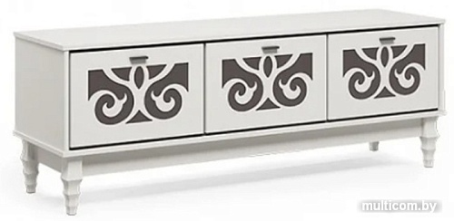 Тумба Мебельград Джела 3дв (белый аляска-бланж)
