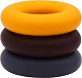 Набор эспандеров Profitnesslab 13886 (3 шт, желтый/коричневый/серый)