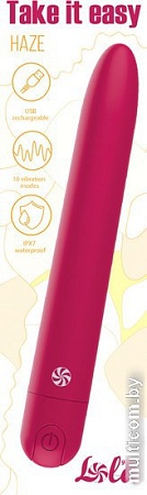 Вибратор Lola Games Take it Easy Haze 9025-03lola (красный)