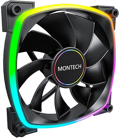 Вентилятор для корпуса Montech RX140 PWM Reverse (черный)