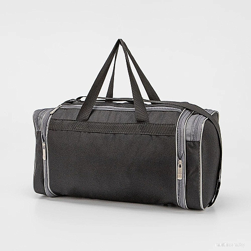Дорожная сумка Mr.Bag 102-S007R-BGR (черный/серый)