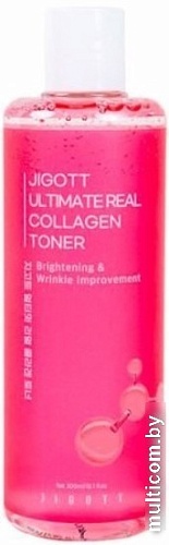Jigott Тонер для лица Ultimate Real Collagen Toner 300 мл