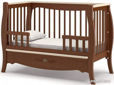 Кроватка-трансформер Nuovita Astro (темный орех)