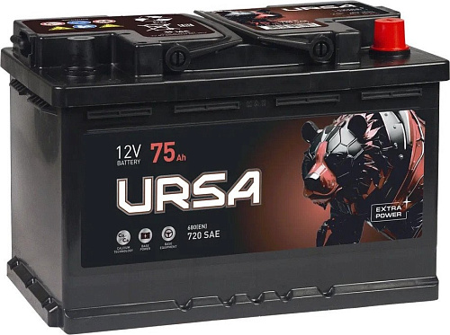 Ursa Extra Power 6СТ R+ (75 А·ч)