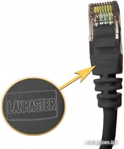 Кабель Lanmaster LAN-PC45/U5E-7.0-BK