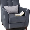 Интерьерное кресло Нижегородмебель Френсис ТК 267 (офелия/амиго велюр, темно-серый)