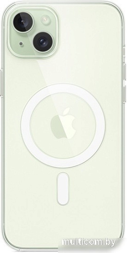 Чехол для телефона Apple MagSafe Clear Case для iPhone 15 Plus (прозрачный)