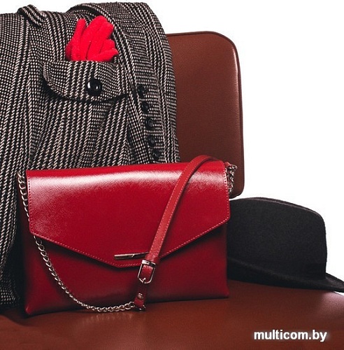 Женская сумка Souffle 313 3134906 (красный сафьян шик-с)