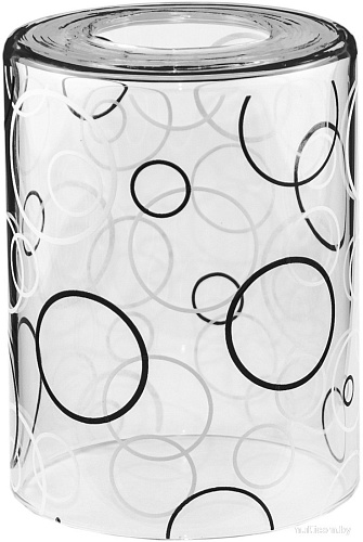 Плафон Элетех Цилиндр ННС 34-090-в42/h120 кольца 1070908402 (белый/черный)