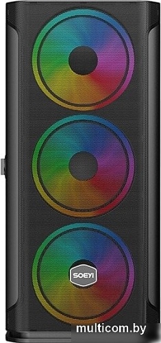 Корпус Soeyi AX1-B10 Tempered Glass