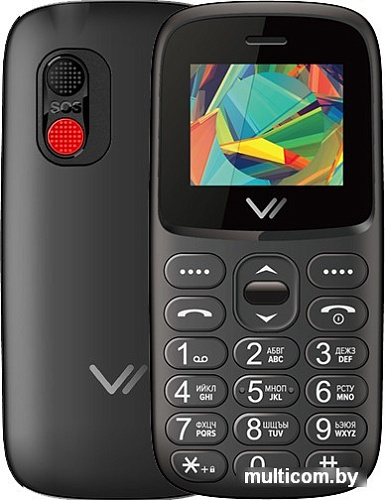 Кнопочный телефон Vertex C323 (черный)