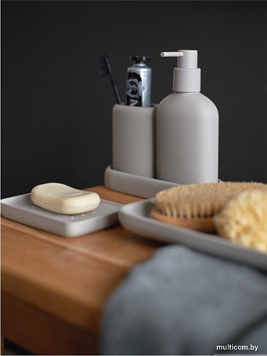 Дозатор для жидкого мыла Bergenson Bjorn Slim BB0000933 (светло-серый)