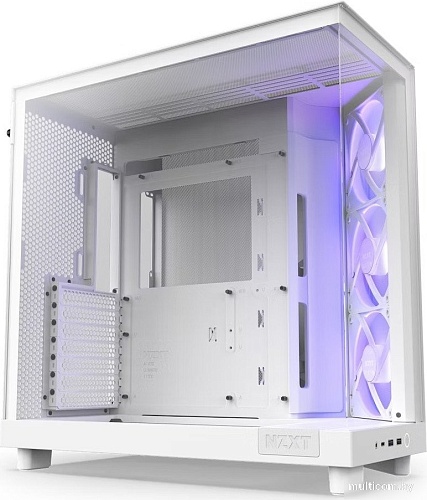 Корпус NZXT H6 Flow RGB CC-H61FW-R1