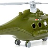 Игрушечный транспорт Полесье Вертолет военный Альфа 68736 (зеленый)