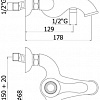 Смеситель Paffoni Flavia FA022CR