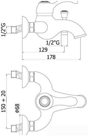 Смеситель Paffoni Flavia FA022CR