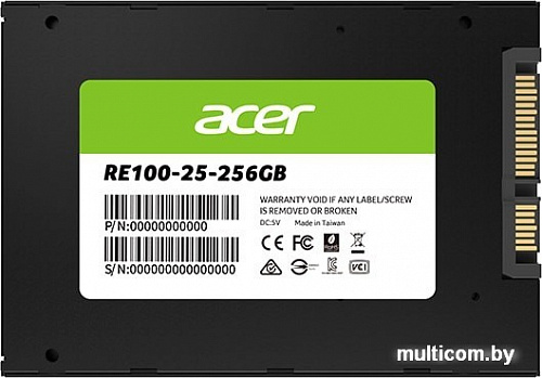 SSD Acer RE100 256GB BL.9BWWA.107