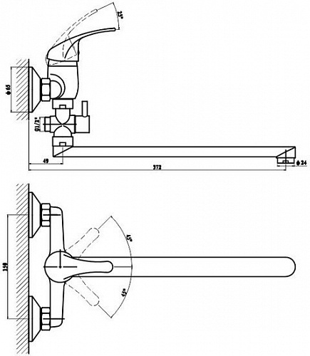 Смеситель Gross Aqua Mini 7210213-35F