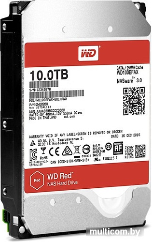 Жесткий диск WD Red 12TB WD120EFAX