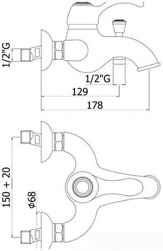 Смеситель Paffoni Flavia FA022CR