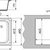 Кухонная мойка Mixline ML-GMS03 551101 (черный)