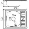 Кухонная мойка FRAP F65060