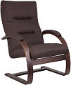 Интерьерное кресло Импэкс Leset Монэ (орех текстура/малмо 28/коричневый)